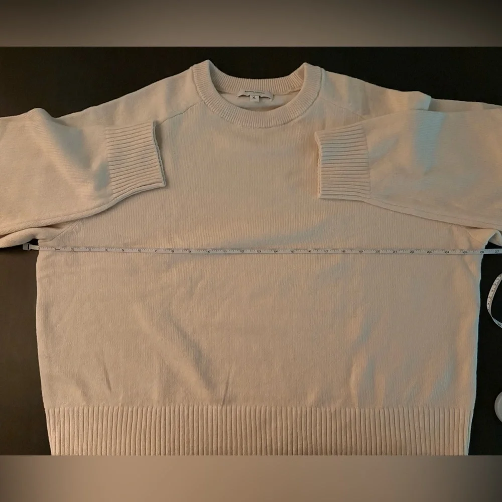 Banana Republic Cream Knit Crewneck Sweater - Picture 5 of 8